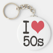 ¡Amo los productos 50s y los diseños! Llaveros Personalizados
