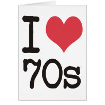 ¡Amo los productos 70s y los diseños! Felicitacion