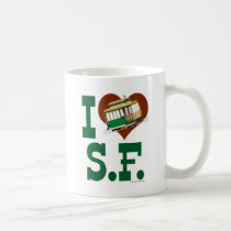 Amo los teleféricos de San Francisco tazas