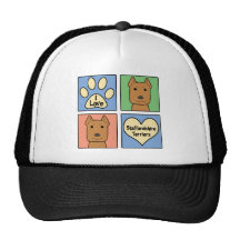 Amo los terrieres de Staffordshire Gorra
