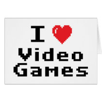 Amo los videojuegos tarjetas