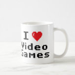 Amo los videojuegos tazas de café