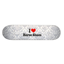 Amo los zapatos del caballo patin personalizado