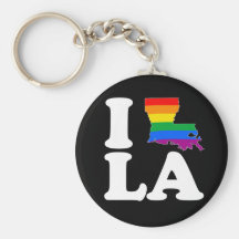 AMO LUISIANA GAY - BLANCO - .PNG LLAVERO
