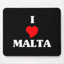 Amo Malta Alfombrillas De Raton
