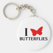 Amo mariposas llavero personalizado