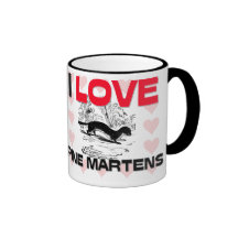 Amo martas de pino taza
