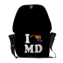 AMO MARYLAND GAY - BLANCO - .PNG BOLSA DE MENSAJERIA 
