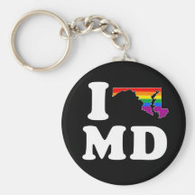 AMO MARYLAND GAY - BLANCO - .PNG LLAVEROS