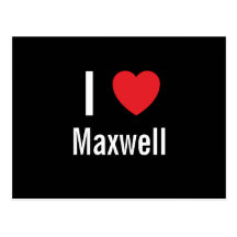 Amo maxwell postales