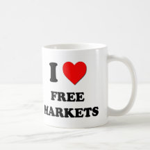 Amo mercados libres taza de café