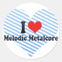 Amo Metalcore melódico Pegatinas