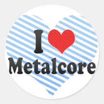 Amo Metalcore Pegatina