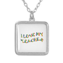 Amo mi aprecio del arco iris del profesor (gracias colgantes