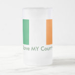 Amo MI bandera de Irlanda del país el MUSEO Zazzle Tazas