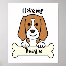 Amo mi beagle impresiones