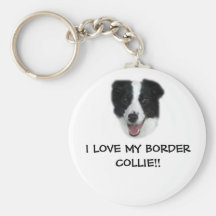 ¡AMO MI BORDER COLLIE!! Keyring. Llavero Personalizado