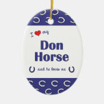 Amo mi caballo de Don (el caballo masculino) Ornamentos De Reyes Magos