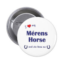 Amo mi caballo de Merens (el caballo femenino) Pins