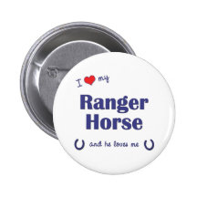 Amo mi caballo del guardabosques (el caballo mascu pin