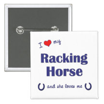 Amo mi caballo del tormento (el caballo femenino) pin
