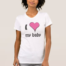 Amo mi camiseta del bebé