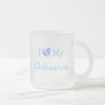 Amo mi chihuahua taza