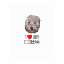 Amo mi Cockapoo Postales