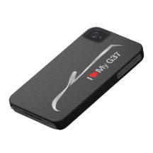 Amo mi convertible G37 Case-Mate iPhone 4 Cobertura