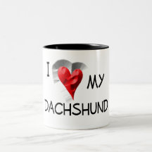 Amo mi Dachshund Tazas