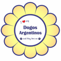 Amo mi Dogos Argentinos (los perros múltiples) Escultura Fotográfica