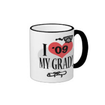 Amo mi engranaje 2009 del graduado tazas de café