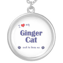 Amo mi gato del jengibre (el gato masculino) joyerias