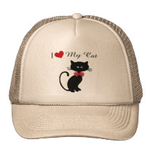 Amo mi gato gorras de camionero