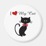 Amo mi gato iman de nevera