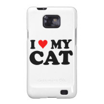 Amo mi gato samsung galaxy s2 carcasas