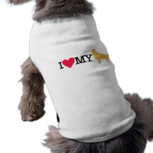 ¡Amo mi golden retriever! Ropa De Perros