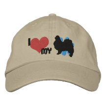 Amo mi gorra bordado Chin japonés Gorra Bordada