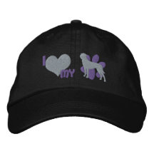 Amo mi gorra bordado Inu de Tosa Gorro Bordado