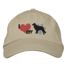Amo mi gorra bordado Toller Gorra De Beisbol