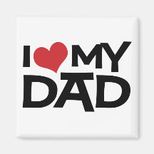 Amo mi imán del día de padre del papá