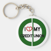 Amo mi llavero de Credit Union