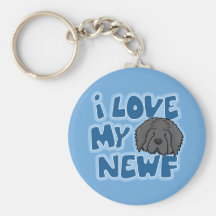 Amo mi llavero de Newf