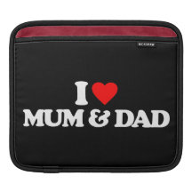 AMO MI MOMIA Y PAPÁ FUNDA PARA iPads