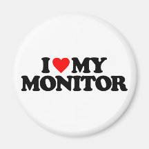 AMO MI MONITOR IMANES PARA FRIGORÍFICOS