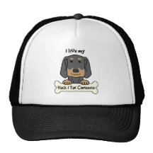 Amo mi negro y bronceo el Coonhound Gorra
