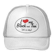 Amo mi negro y bronceo (es un perro) gorras de camionero