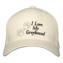 Amo mi nombre del personalizable del perro del gal gorra de beisbol bordada