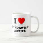 Amo mi Norwich Terrier Taza