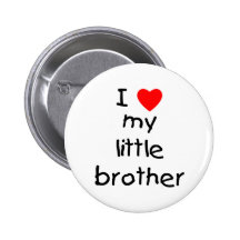 Amo mi pequeño Brother Pins